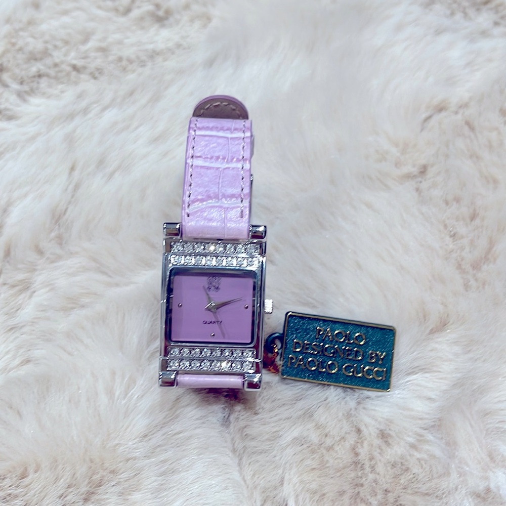 Paolo watch designed by Paolo Gucci. Japan quartz movement.